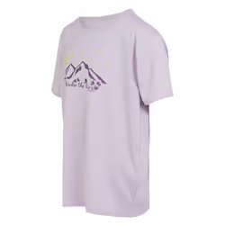 Regatta Childrens/Kids Alvarado VIII Mountain T-Shirt - 3-4 Years, Lilac Frost