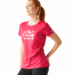 Regatta Womens/Ladies Fingal VIII Floral T-Shirt - 10 UK, Pink Potion