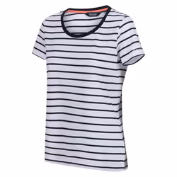 Regatta Womens/Ladies Filandra VIII Stripe T-Shirt - 18 UK, White/Navy