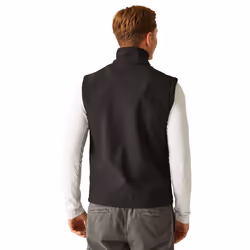 Regatta Mens Ascender Softshell 2 Layer Body Warmer - 3XL, Black/Mineral Grey