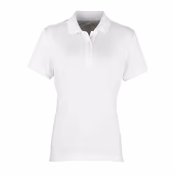 Premier Womens/Ladies Coolchecker Pique Polo Shirt - 10 UK, White