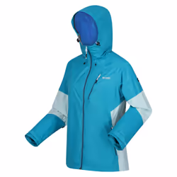 Regatta Womens/Ladies Highton V Stretch Waterproof Jacket - 8 UK, Tahoe Blue/Bleached Aqua