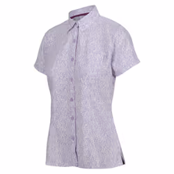 Regatta Womens/Ladies Mindano VIII Ditsy Print Short-Sleeved Shirt - 10 UK, Lilac Frost
