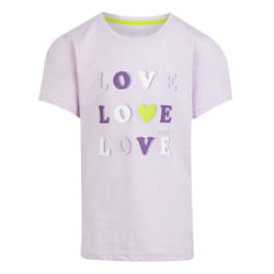Regatta Childrens/Kids Bosley VII Heart T-Shirt - 7-8 Years, Lilac Frost
