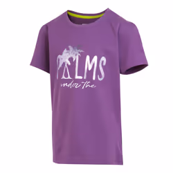Regatta Childrens/Kids Bosley VII Palm Tree T-Shirt - 3-4 Years, Sunset Purple