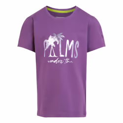 Regatta Childrens/Kids Bosley VII Palm Tree T-Shirt - 9-10 Years, Sunset Purple