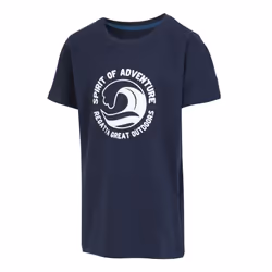 Regatta Childrens/Kids Bosley VII Wave T-Shirt - 3-4 Years, Navy