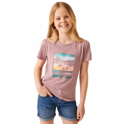 Regatta Childrens/Kids Bosley VII Happy Days Of Summer Beach T-Shirt - 7-8 Years, Heather