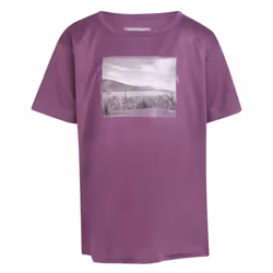 Regatta Childrens/Kids Alvardo VIII Photograph T-Shirt - 11-12 Years, Sunset Purple