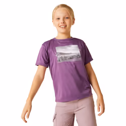 Regatta Childrens/Kids Alvardo VIII Photograph T-Shirt - 14 Years, Sunset Purple