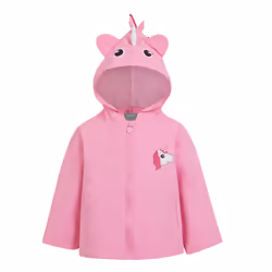 Regatta Childrens/Kids Luna The Unicorn Waterproof Jacket - 6-12 Months, Sweet Pink
