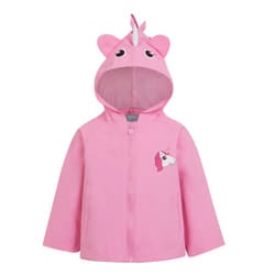 Regatta Childrens/Kids Luna The Unicorn Waterproof Jacket - 6-12 Months, Sweet Pink