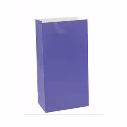 Amscan Mini Paper Party Bags (Pack of 12) - One Size, Purple