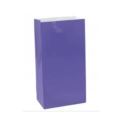 Amscan Mini Paper Party Bags (Pack of 12) - One Size, Purple