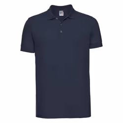 Russell Mens Pique Stretch Polo Shirt - 3XL, French Navy