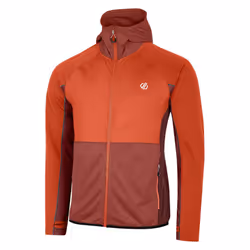 Dare 2B Mens Assimlilate II Core Stretch Midlayer - XL, Cinnamon/Syrah Red