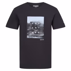 Regatta Mens Breezed IV Rock T-Shirt - XL, Ash