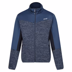 Regatta Mens Coladane VI Marl Full Zip Fleece Jacket - S, Moonlight Denim/Moonlight Denim Marl
