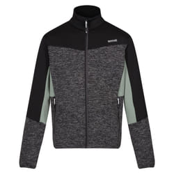 Regatta Mens Coladane VI Marl Full Zip Fleece Jacket - S, Ash/Black Marl