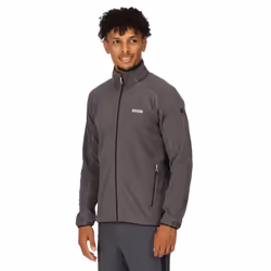 Regatta Mens Hadfield Full Zip Fleece Jacket - XXL, Seal Grey