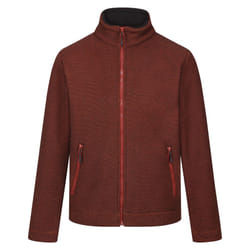 Regatta Mens Garrian II Full Zip Fleece Jacket - XXL, Burnt Henna