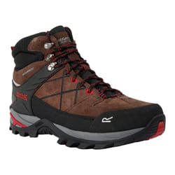 Regatta Mens Samaris Pro II Suede Walking Boots - 12 UK, Chestnut/Rio Red