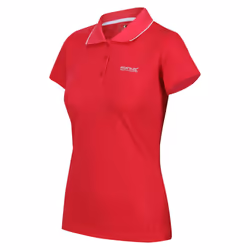 Regatta Womens/Ladies Maverick V Polo Shirt - 12 UK, Pink Potion