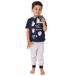 Peppa Pig Boys Pyjama Set - 2-3 Years, Navy