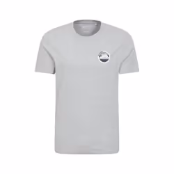 Mountain Warehouse Mens Pitolchry Mountain Cotton T-Shirt - M, Grey