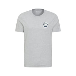 Mountain Warehouse Mens Pitolchry Mountain Cotton T-Shirt - M, Grey