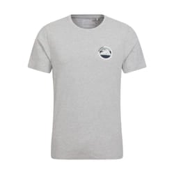 Mountain Warehouse Mens Circle Mountain T-Shirt - XS, Grey