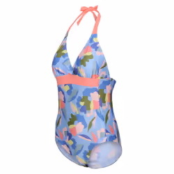 Regatta Womens/Ladies Flavia II Abstract Floral One Piece Swimsuit - 10 UK, Blue/Green/Pink