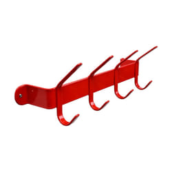Stubbs Shelfie Plain Coat Hook - One Size, Red