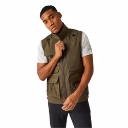 Regatta Mens Travel Light Packaway Gilet - S, Dark Khaki