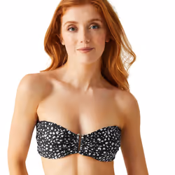 Regatta Womens/Ladies Aceana III Polka Dot Bikini Top - 20 UK, Black/White