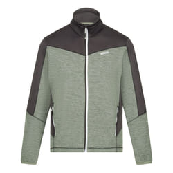Regatta Mens Highton IV Full Zip Fleece Jacket - S, Agave Green/Ash