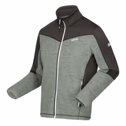 Regatta Mens Highton IV Full Zip Fleece Jacket - S, Agave Green/Ash