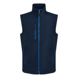 Regatta Mens Navigate Softshell 2 Layer Body Warmer - L, Navy/French Blue
