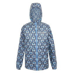 Regatta Womens/Ladies Orla Kiely Tall Flowers Packaway Waterproof Jacket - 16 UK, Navy