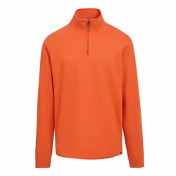Regatta Mens Agilno Half Zip Fleece Top - L, Rusty Orange