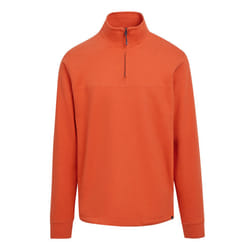 Regatta Mens Agilno Half Zip Fleece Top - L, Rusty Orange