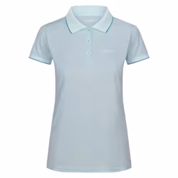 Regatta Womens/Ladies Remex II Polo Neck T-Shirt - 10 UK, Bleached Aqua
