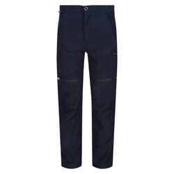 Regatta Childrens/Kids Highton Stretch Zip-Off Walking Trousers - 3-4 Years, Navy