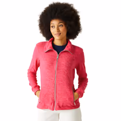 Regatta Womens/Ladies Azaelia Marl Full Zip Fleece Jacket - 20 UK, Hot Pink