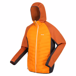 Regatta Mens Andreson VIII Hybrid Jacket - XXL, Orange Pepper/Burnt Copper