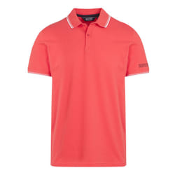 Regatta Mens Tadeo Polo Shirt - M, Red Sky/White