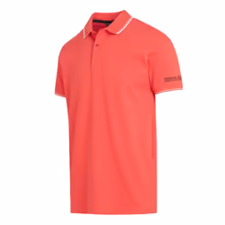 Regatta Mens Tadeo Polo Shirt - M, Red Sky/White