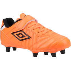 Umbro Childrens/Kids Speciali Liga Firm Leather Football Boots - 12 UK Child, Orange