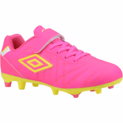 Umbro Childrens/Kids Speciali Liga Firm Leather Football Boots - 12 UK Child, Hot Pink