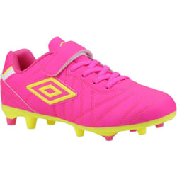 Umbro Childrens/Kids Speciali Liga Firm Leather Football Boots - 12 UK Child, Hot Pink